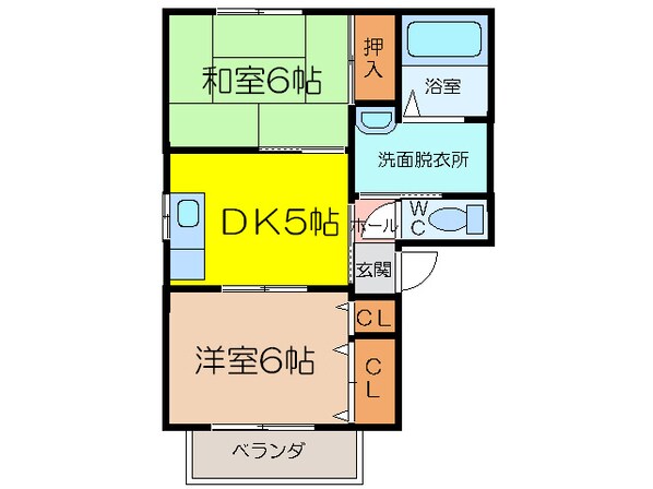 ピュアハイツ２００２の物件間取画像